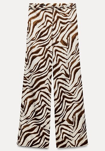 Zara desenli pantolon