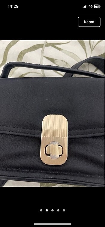  Beden Stradivarius siyah çanta