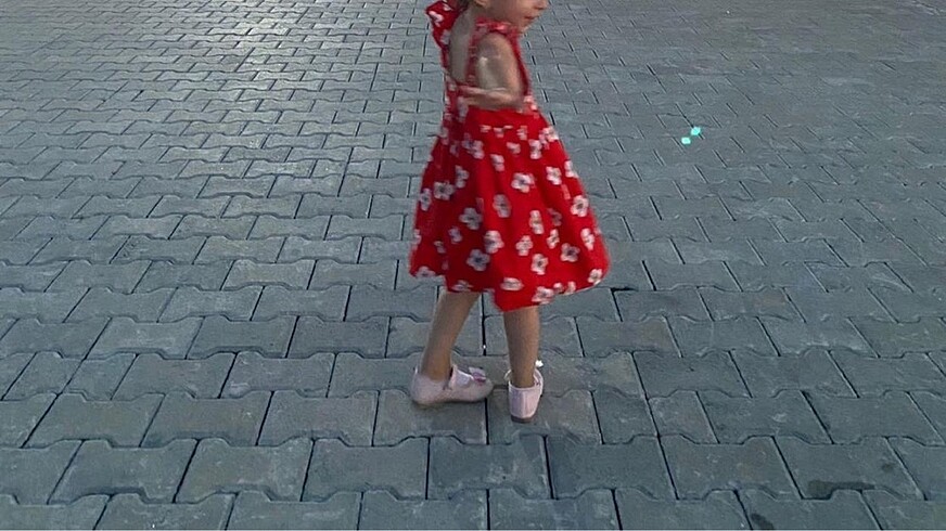 24-36 Ay Beden kırmızı Renk Yazlık elbise