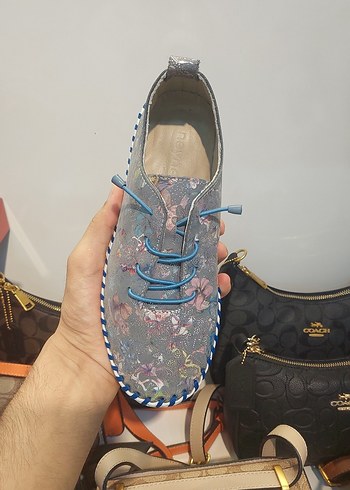 Gri Çok Renkli Bağcıksız Günlük Spor Ayakkabı - Görsel 3