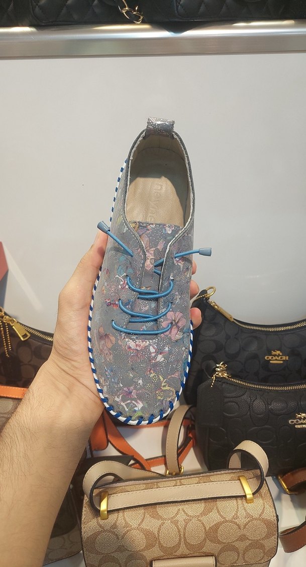 Gri Çok Renkli Bağcıksız Günlük Spor Ayakkabı - Görsel 3