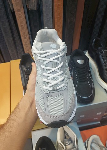 Gri erkek Spor Ayakkabı Stiletto Topuklu - Görsel 3