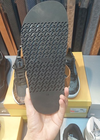 Kahverengi Erkek Sandalet - Görsel 3