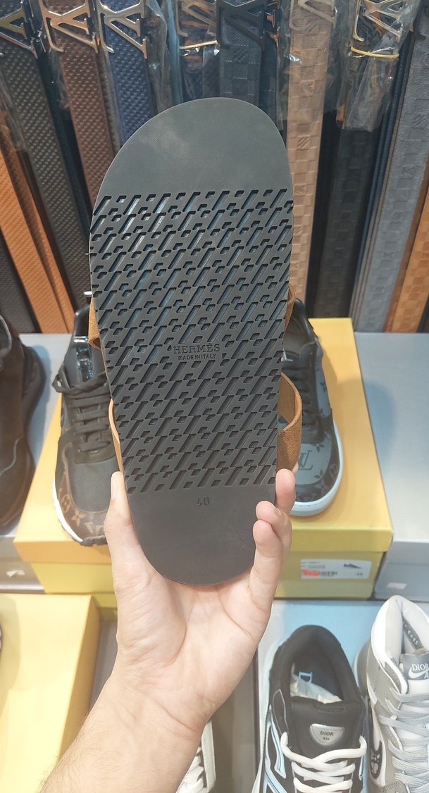 Kahverengi Erkek Sandalet - Görsel 3