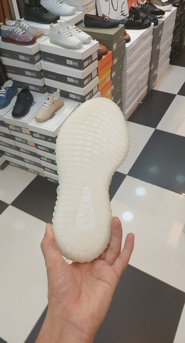 Kadın Beyaz Zebra Desenli Bağcıklı Spor Ayakkabı - Görsel 2