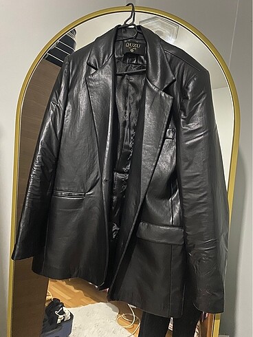 Quzu Deri blazer ceket
