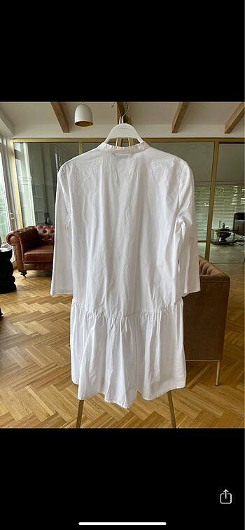 m Beden beyaz Renk Zara elbise
