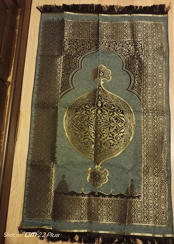 Diğer siyah turkuaz Koyu Renkli seccade