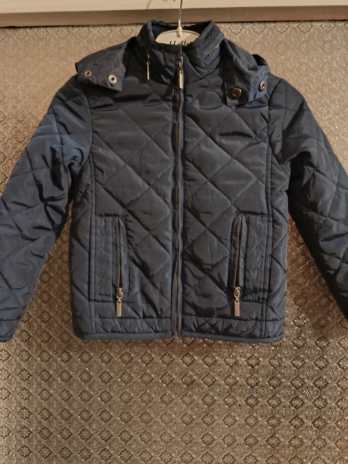 Erkek Çocuk lacivert Fermuarlı Mont - Görsel 5