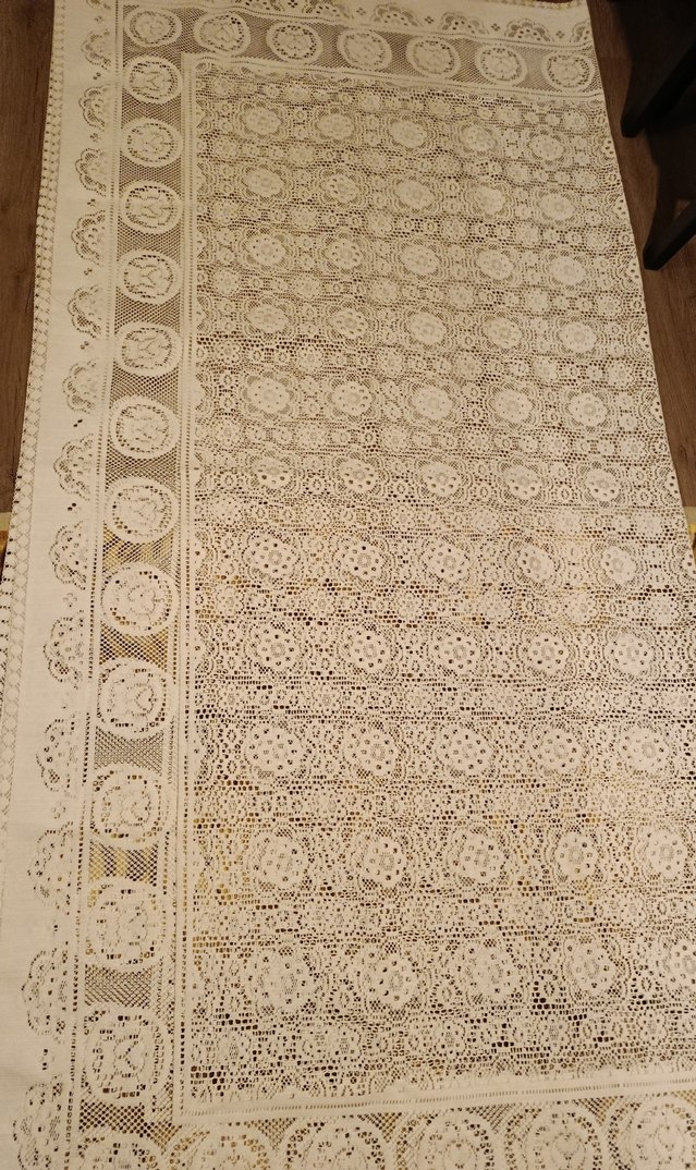 Bohem Tarzı hazır keten Dantel Masa Örtüsü - Görsel 3