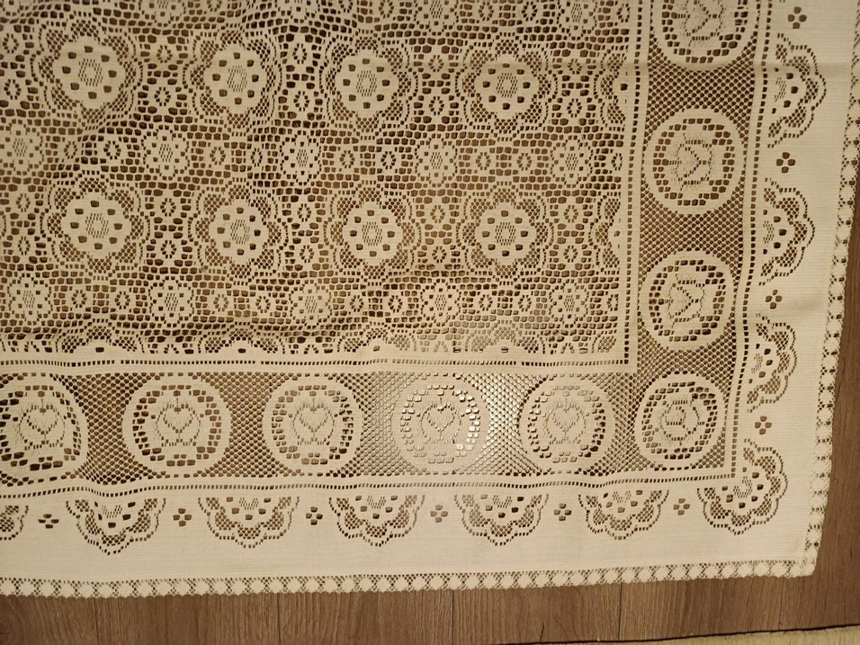 Bohem Tarzı hazır keten Dantel Masa Örtüsü - Görsel 4