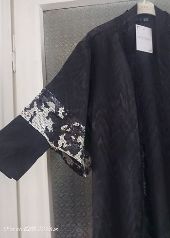 Armine Siyah uzun Kadın abaya