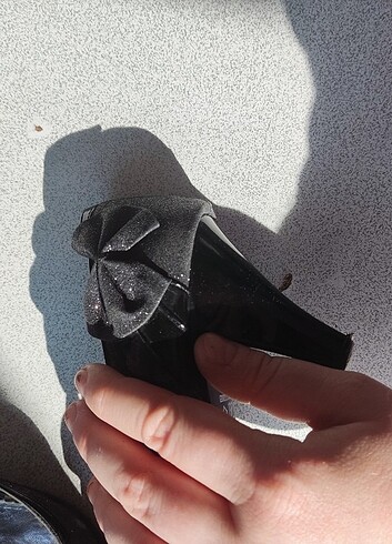 34 numara simli topuklu ayakkabı - Görsel 8