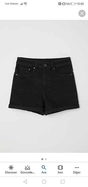 H&M mini şort
