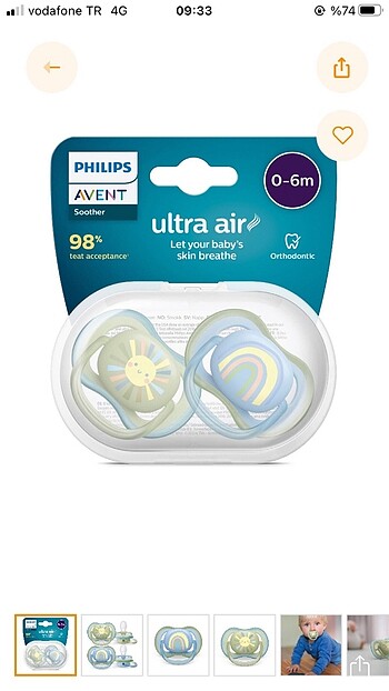 Philips Avent Emzik 0-6