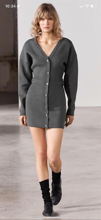 Zara triko elbise