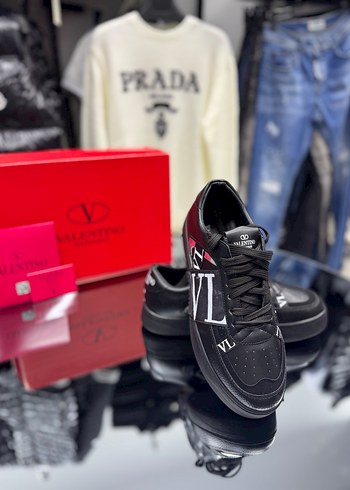 Valantino garavani  Erkek Spor Ayakkabısı Velcro Detaylı - Görsel 2