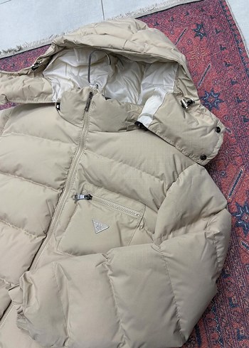 Erkek Bej Kapitone Mont - Rahat ve Sıcak - Görsel 3