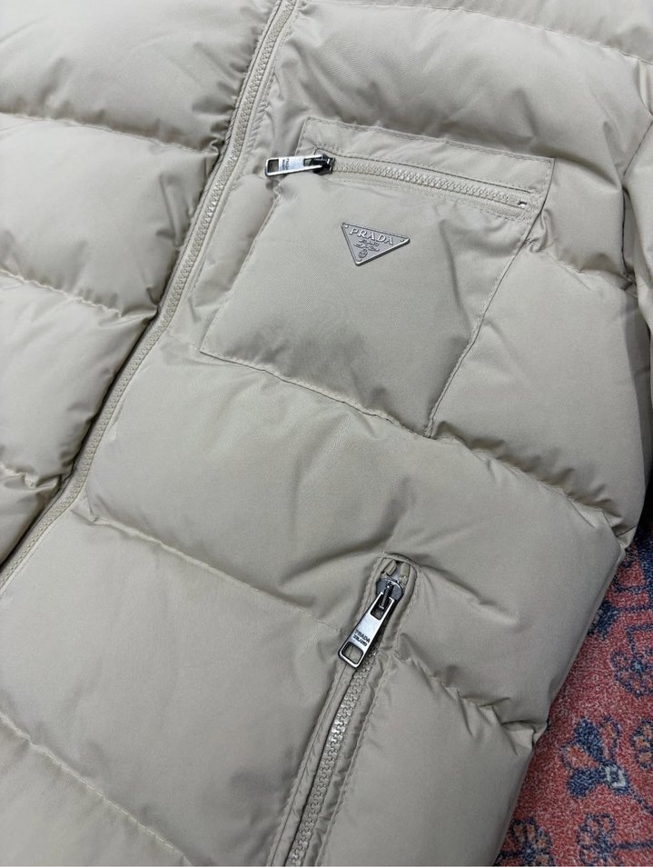 Erkek Bej Kapitone Mont - Rahat ve Sıcak - Görsel 4