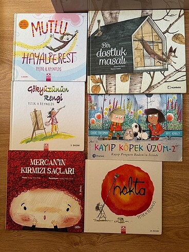 Çocuk kitapları toplam 6 kitap