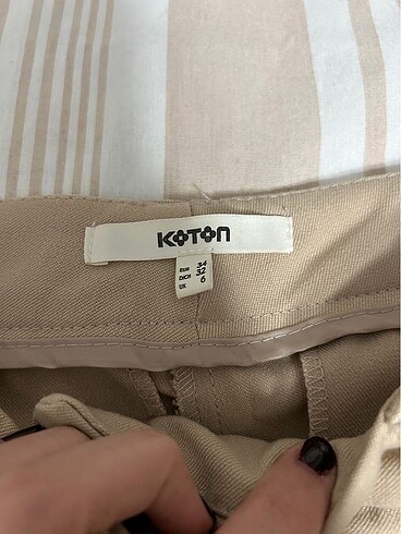 xs Beden Koton kumaş pantolon