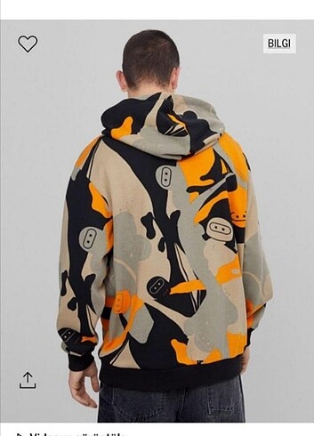 Bershka erkek sweetshirt 