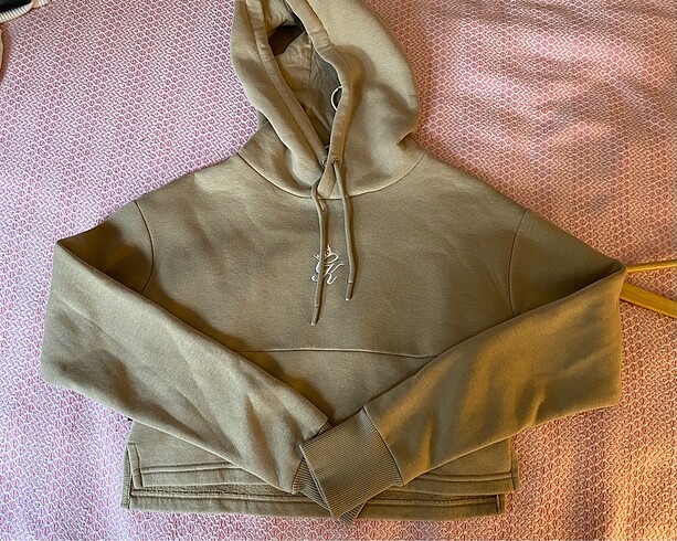 xs Beden Kapüşonlu crop sweet