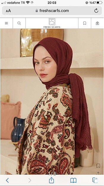 fresh scarfs bürümcük şal