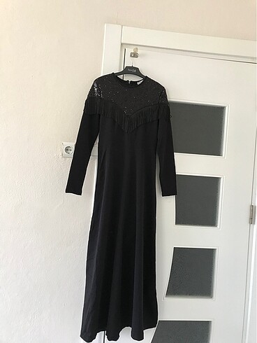 s Beden siyah Renk Tesettür elbise