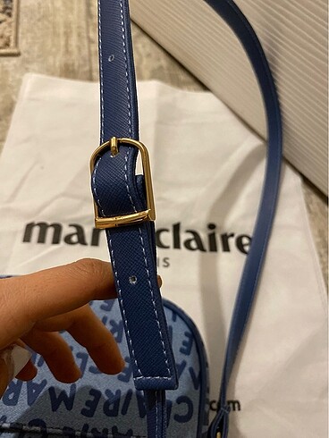  Beden mavi Renk Marie claire orijinal askılı çanta