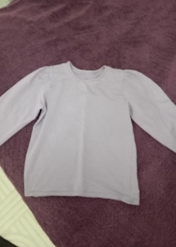 Kız Çocuk lila Uzun Kollu Sweatshirt - Görsel 2