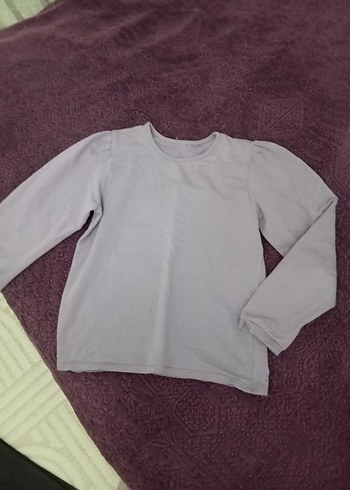 Kız Çocuk lila Uzun Kollu Sweatshirt - Görsel 4