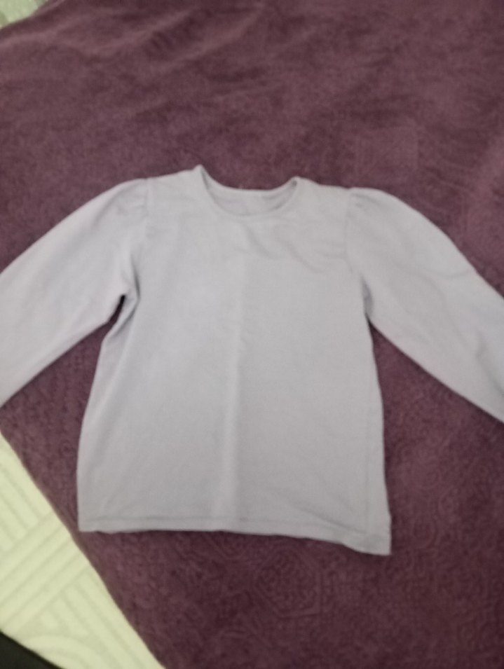 Kız Çocuk lila Uzun Kollu Sweatshirt - Görsel 2