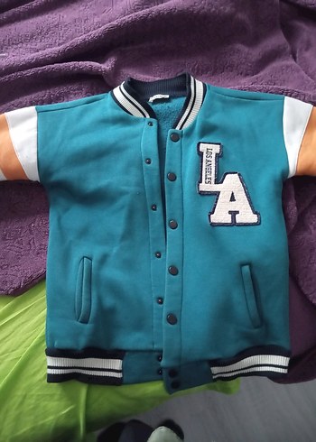 Renkli Erkek veya kız Çocuk Street Wear Ceket - Görsel 5