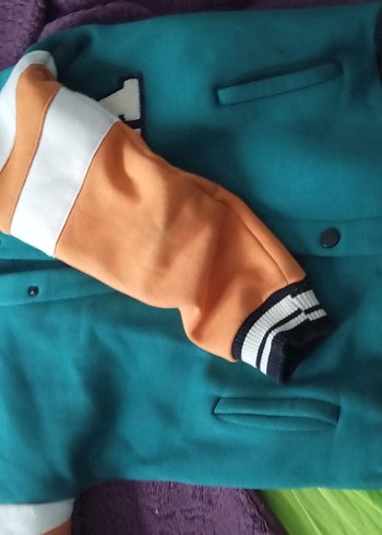 Renkli Erkek veya kız Çocuk Street Wear Ceket - Görsel 3