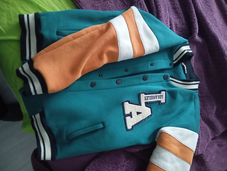 Renkli Erkek veya kız Çocuk Street Wear Ceket - Görsel 2