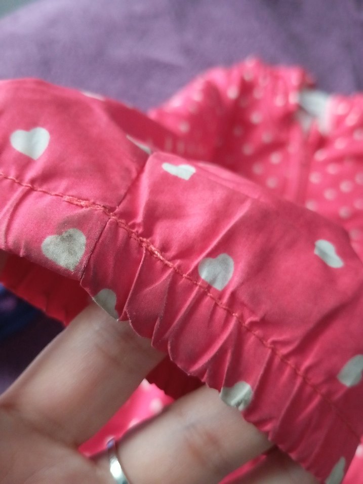 Kız Çocuk Kapüşonlu Pembe Yağmurluk - Görsel 4