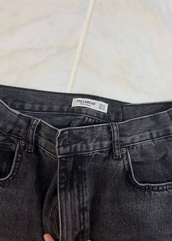 Pull and Bear Pull Bear Siyah Yikamali Denim Jean