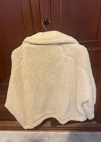 DILVIN Bej Peluş Kadın Ceket - Görsel 3