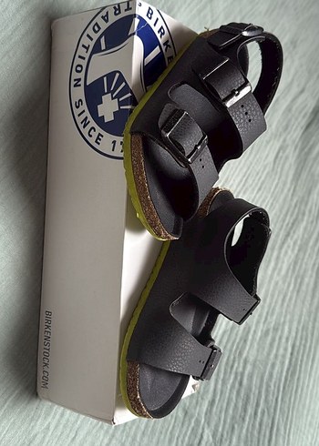 Erkek çocuk Siyah birkenstock Sandalet