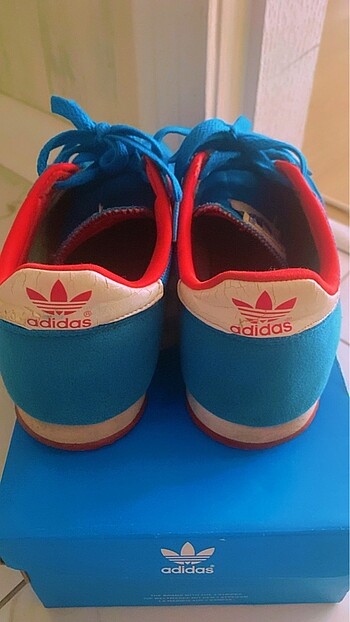 37 Beden mavi Renk Orijinal adidas spor ayakkabı