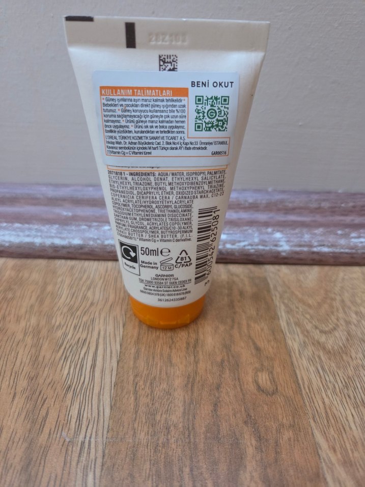 Garnier Ambre Solaire SPF 50 Koruyucu Süt - Görsel 2