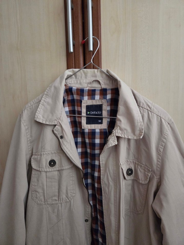 Bej  Erkek Trençkot - Görsel 2