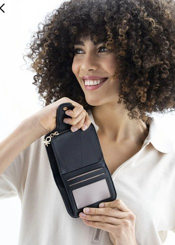 Siyah Kadın Cüzdanı - Şık ve Fonksiyonel - Görsel 2