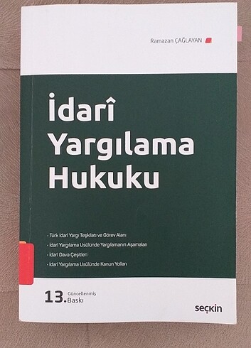 İdari yargı ramazan çağlayan
