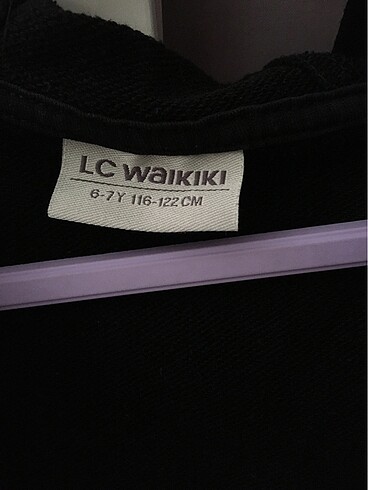 LC Waikiki Çocuk siyah kapüşonlu