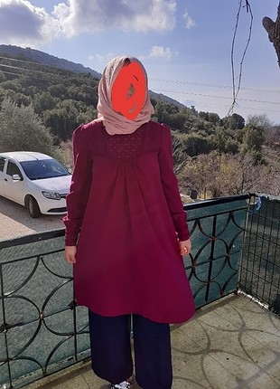 Fuşya tunik