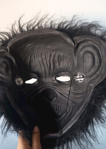 Siyah Maymun Figürlü Maske - Görsel 3