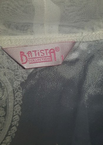 Nakışlı Beyaz Bohem gecelik takımı.. - Görsel 17