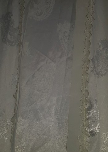 Nakışlı Beyaz Bohem gecelik takımı.. - Görsel 5